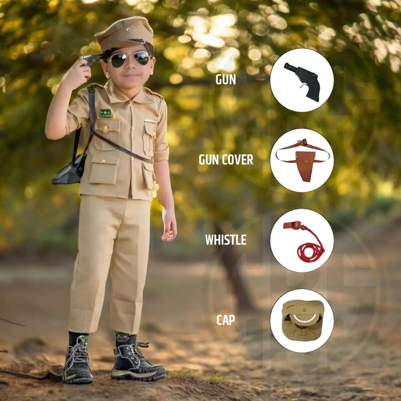 Indian Police Costume Set CBS KIDS STORE