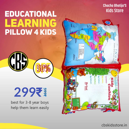 Fun and Educational Pillow for Kids